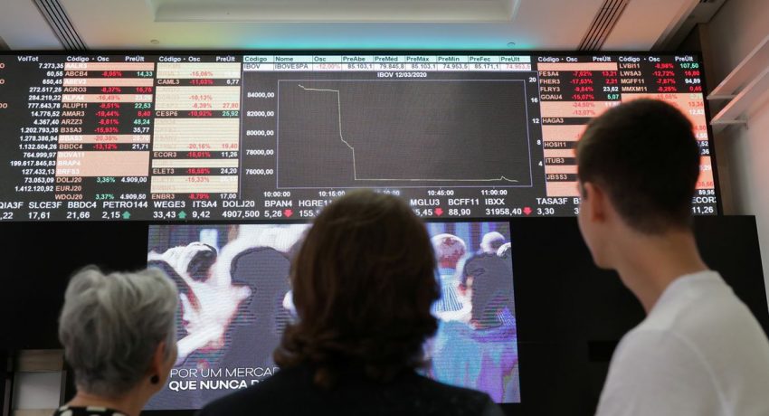 Bolsa de valores tem maior queda desde marÃ§o